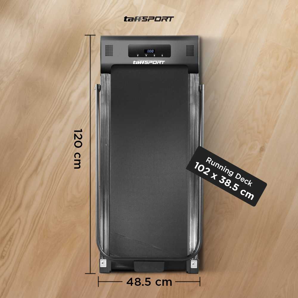 TaffSPORT Walking Pad Alat Fitness Gym Remote Treadmill 0.75 HP - C1-01