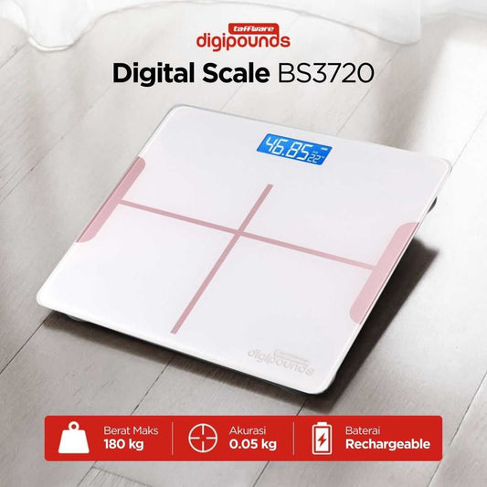 Taffware Digipounds Timbangan Badan Digital Scale 180kg - CB510