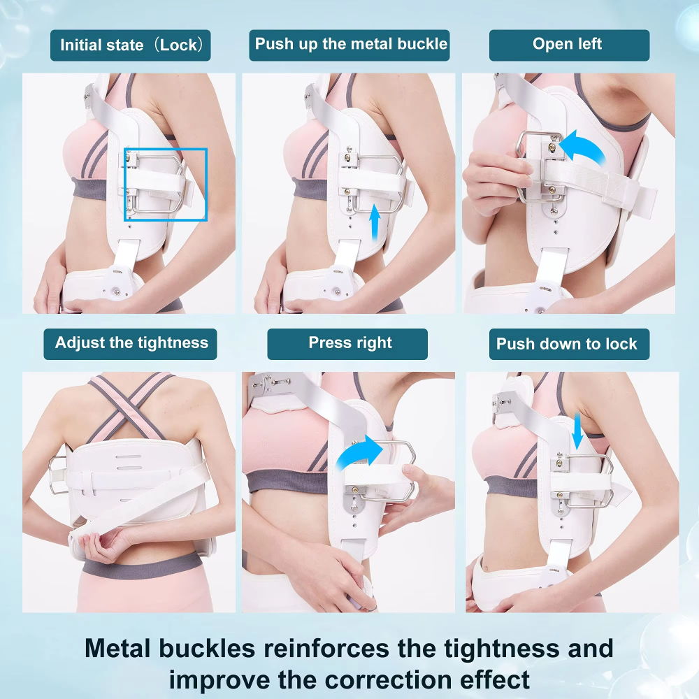 Tairi Korset Tulang Belakang Adjustable TLSO Thoracic Full Back Brace - TRB-401
