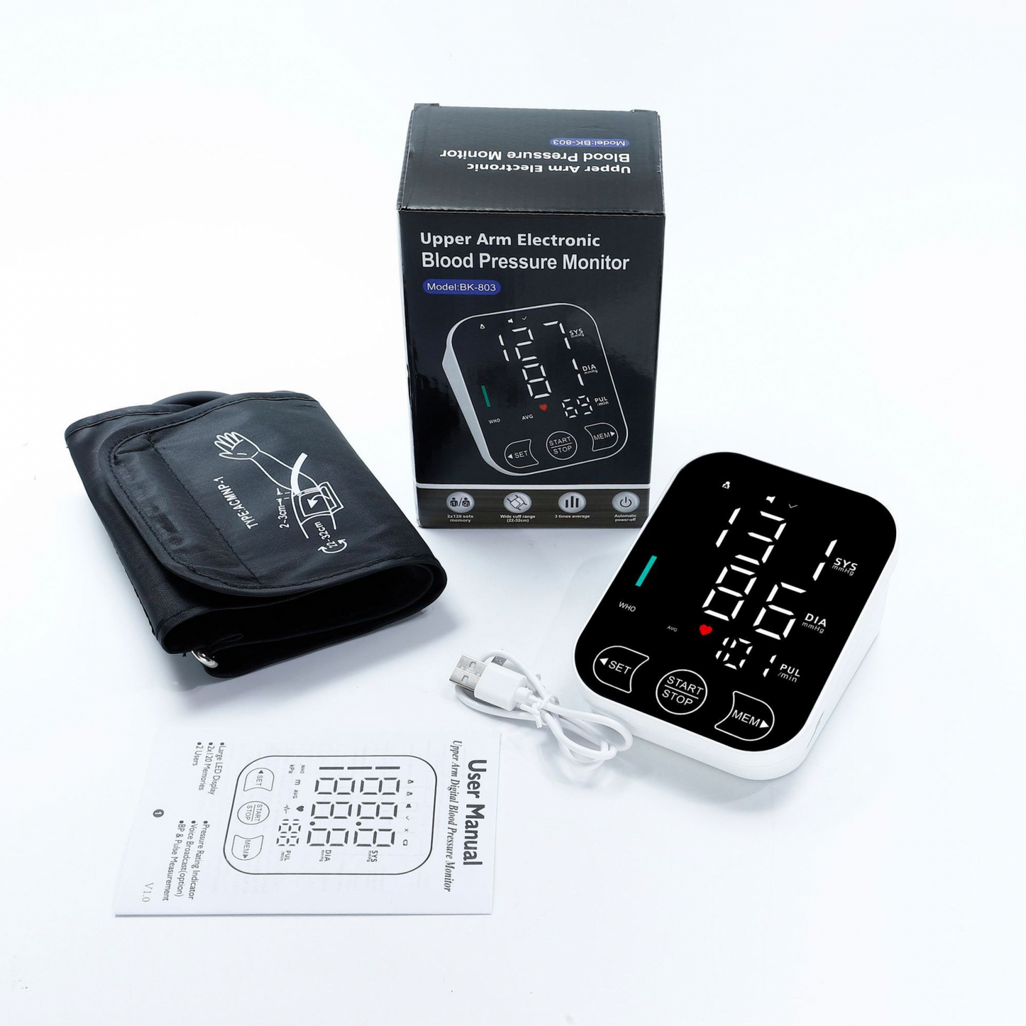 JBKOM Tensimeter Digital Pengukur Tekanan Darah Dual Power - BK-803