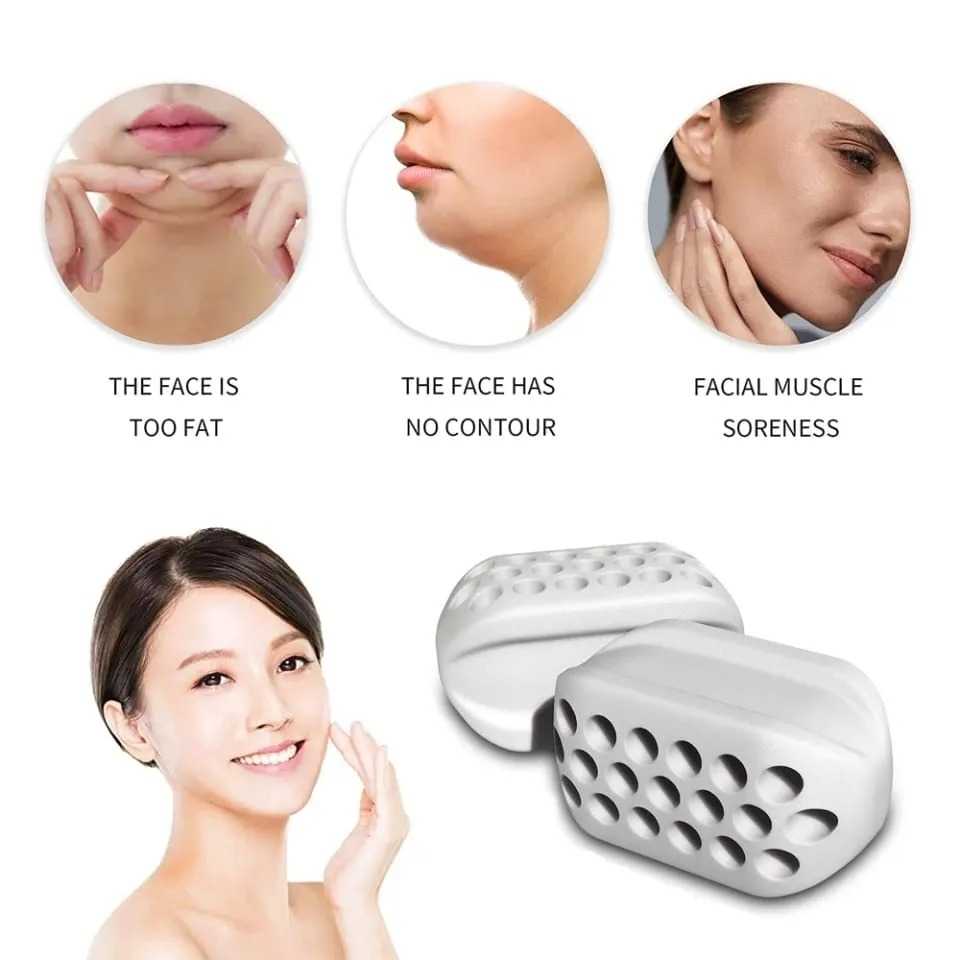 TIMOTRAS Alat Latihan Rahang Silicone Mewing Jaw Trainer Ball 2 PCS - TM734