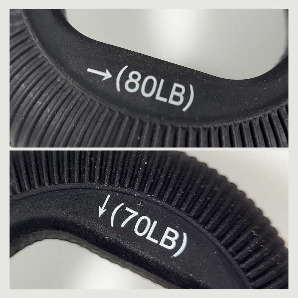 TIPP Silicone Ring Hand Grip Olahraga Finger Power Strength 70/80LB - ATG561