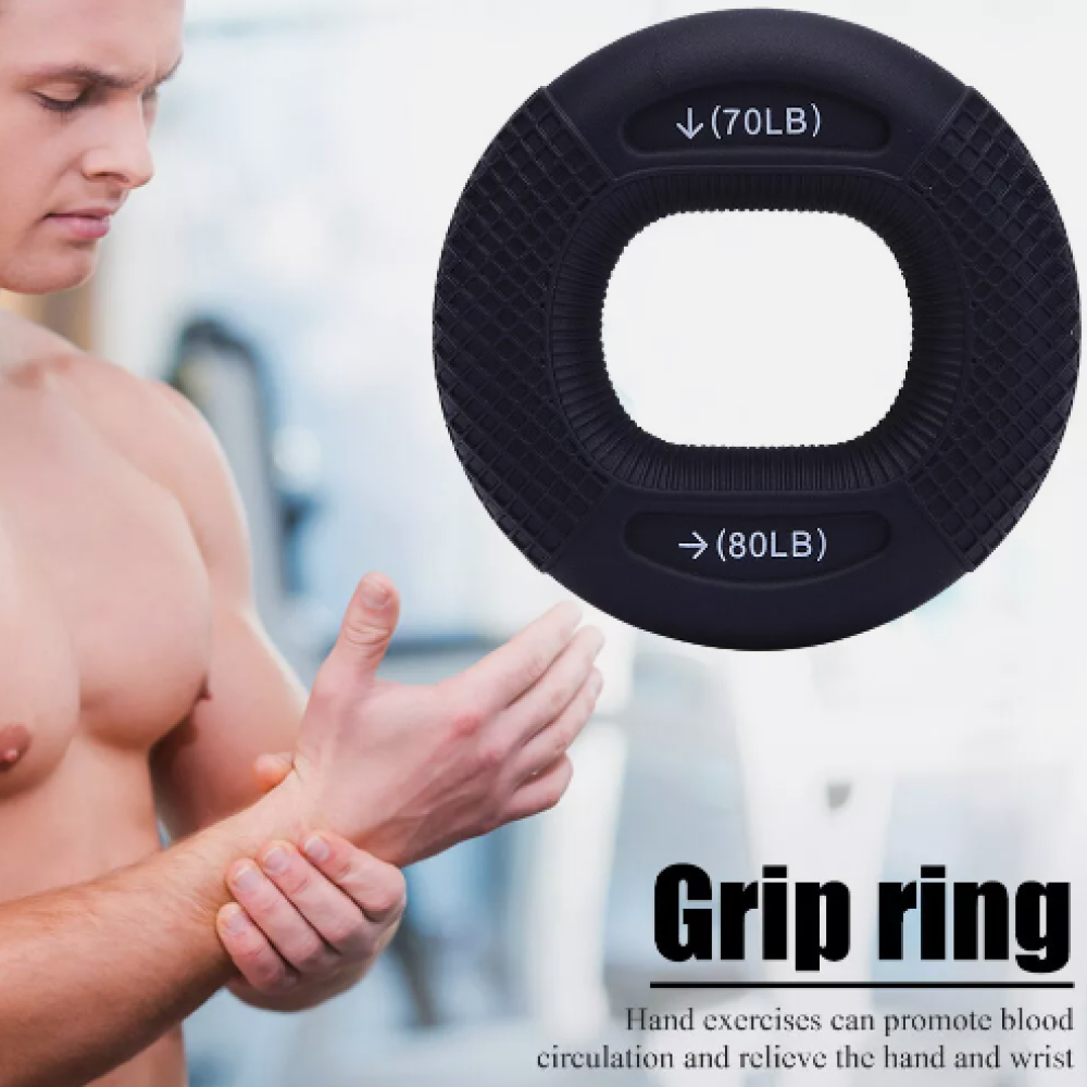 TIPP Silicone Ring Hand Grip Olahraga Finger Power Strength 70/80LB - ATG561