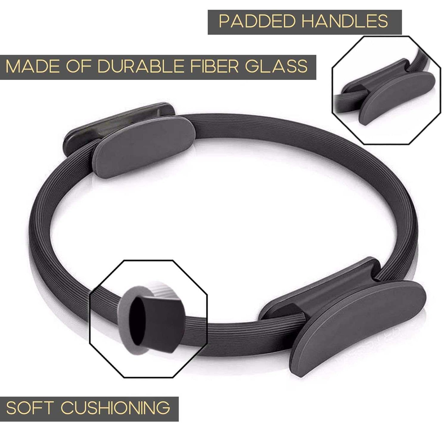 TONQUU Magic Ring Resistance Pilates Circle Yoga Fitness - TQMR023