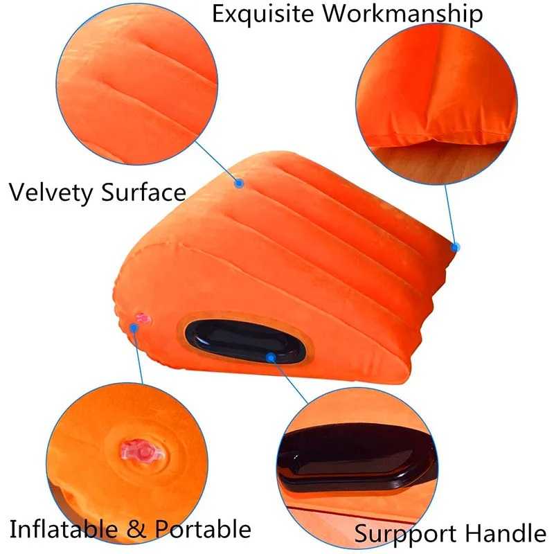 TOUGHAGE Bantal Angin Segitiga Inflatable Triangle Pillow PVC - PDD088