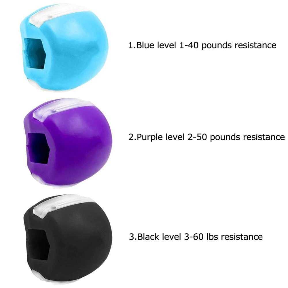 Define Alat Latihan Rahang Jaw Exercise Silicone Training Ball 3-60lbs - MBQ-001