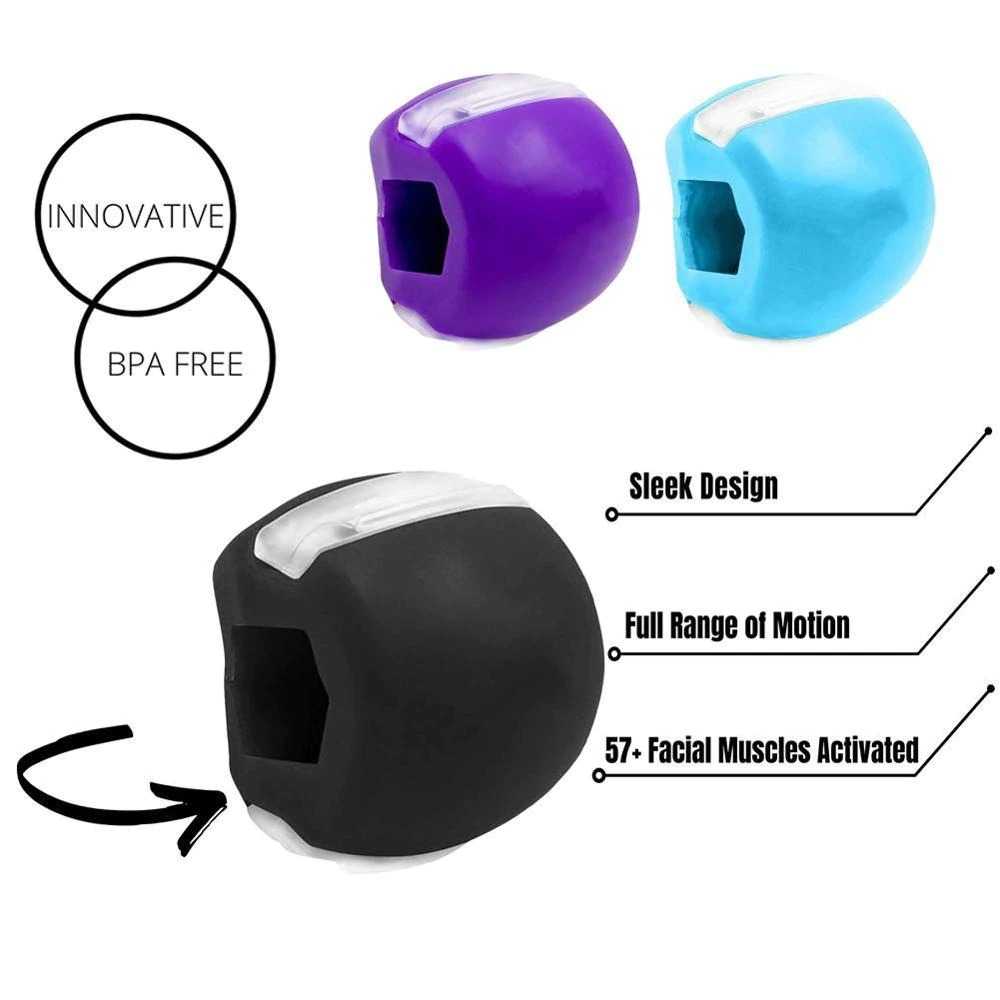 Define Alat Latihan Rahang Jaw Exercise Silicone Training Ball 3-60lbs - MBQ-001