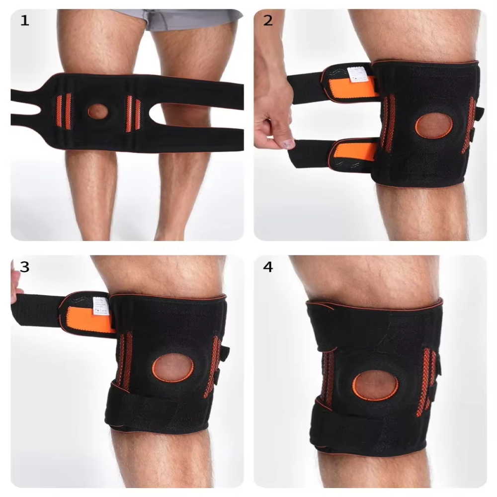 UKOFEW Pelindung Lutut Olahraga Kneepad Power Brace Sport Fitness Gym - G1134