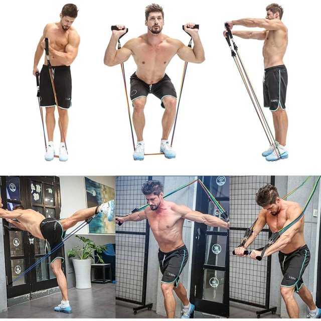 UNIARMS Resistance Bands Grip Handles Anti-slip - PR6