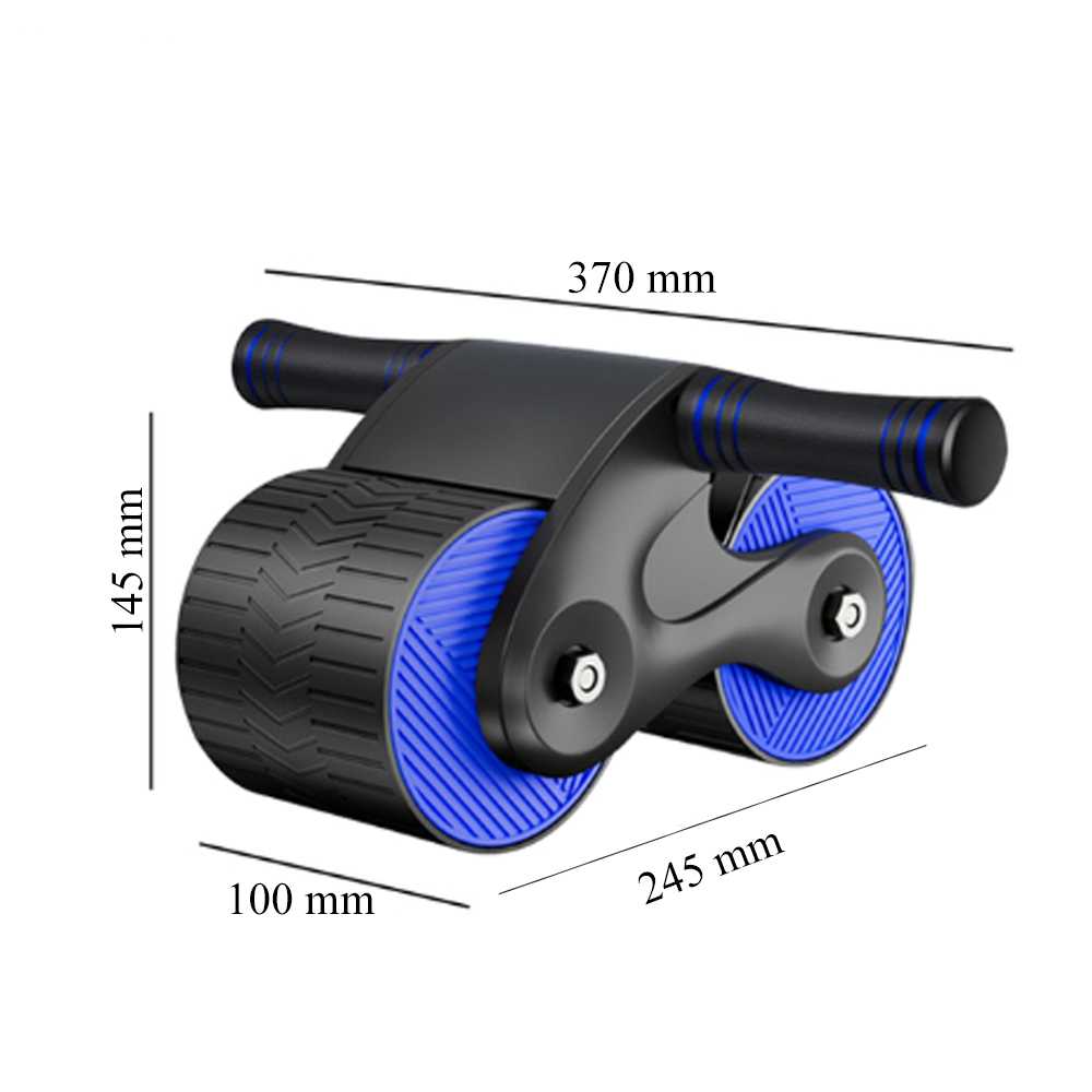 VACAZO Alat Fitness Ab Roller ABS Abdominal Wheel Automatic Rebound - V-355