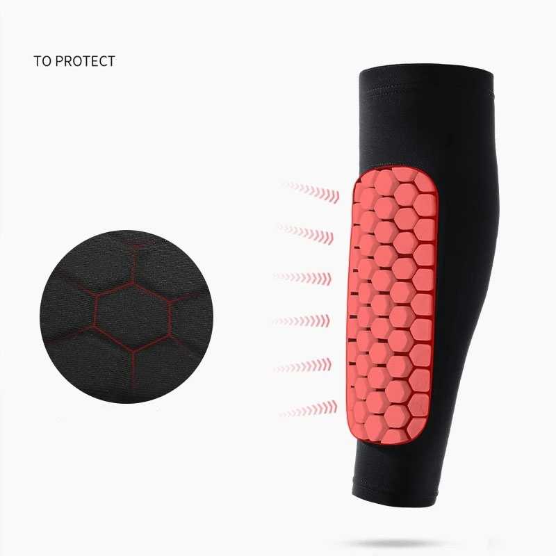 Vhoom Pelindung Tulang Kering Olahraga Sport Shin Guard Pad - INU64