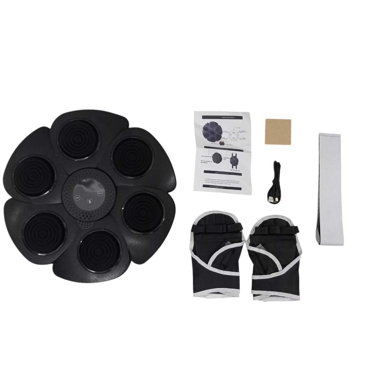 VKTECH Mesin Tinju Music Boxing Machine Wall Target Bluetooth 18 Speed - V18