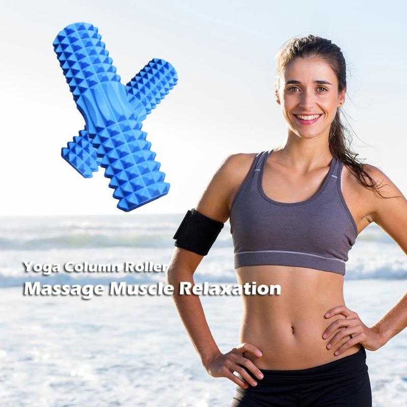 VKTECH Roller Alat bantu Yoga Hollow Column Foam Gym Massage Exercise - D334