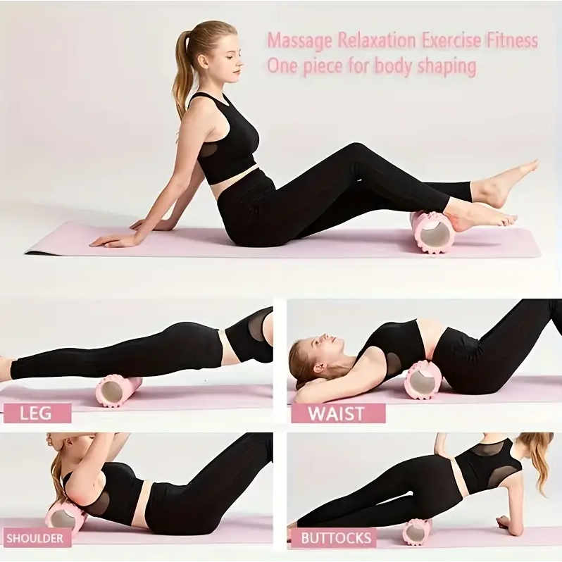 VKTECH Roller Alat bantu Yoga Hollow Column Foam Gym Massage Exercise - D334