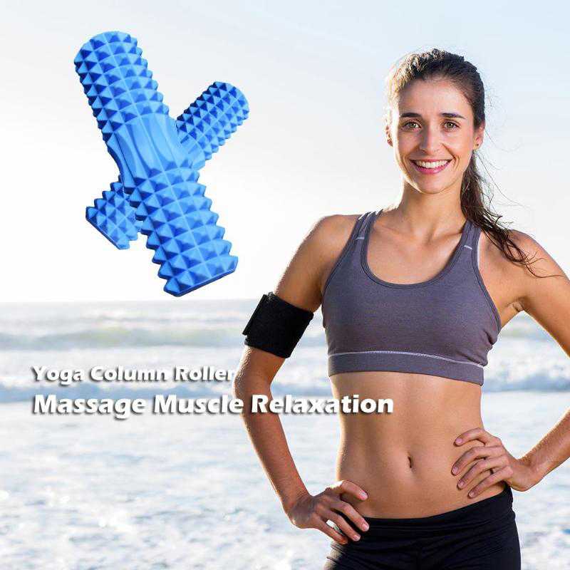 VKTECH Roller Alat bantu Yoga Hollow Column Foam Gym Massage Exercise - D334