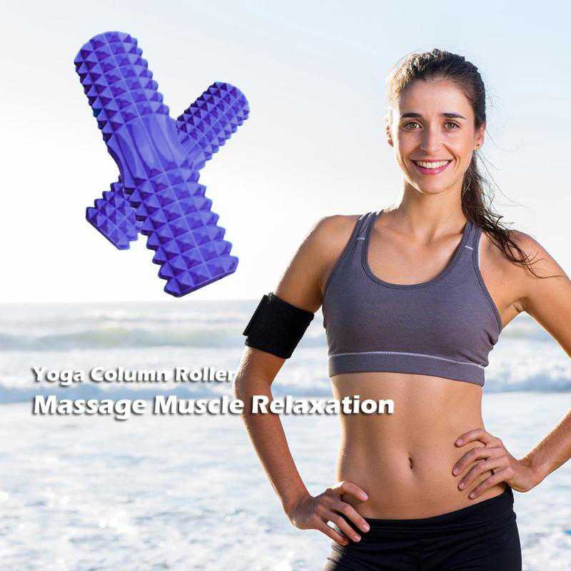 VKTECH Roller Alat bantu Yoga Hollow Column Foam Gym Massage Exercise - D334