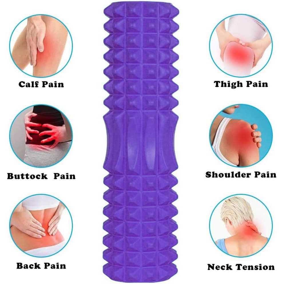 VKTECH Roller Alat bantu Yoga Hollow Column Foam Gym Massage Exercise - D334