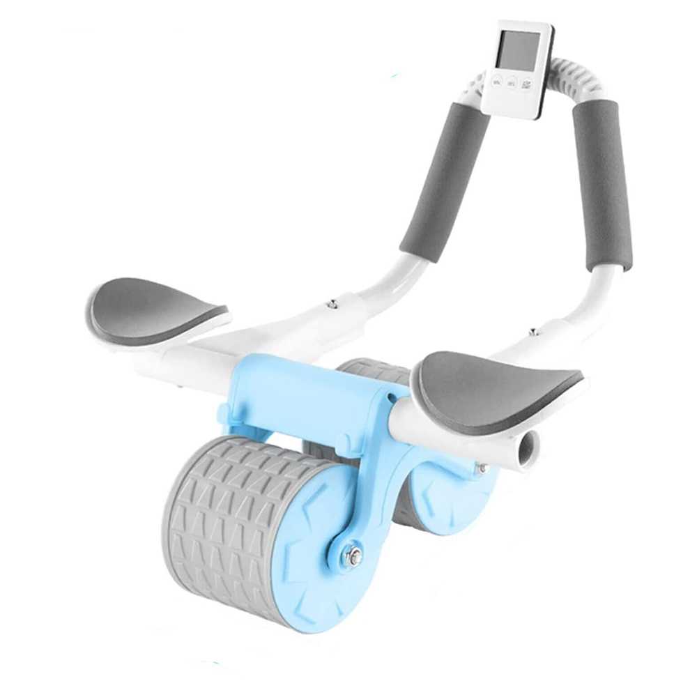 WIKOGER Alat Fitness Ab Roller ABS Abdominal Wheel Automatic Rebound - DY-1066