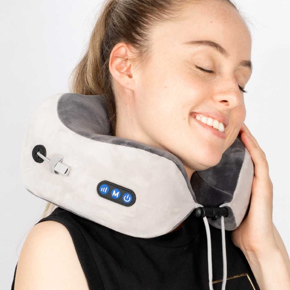 WTOTECH Bantal Pijat Leher Elektrik 3 Mode Neck Massager Pillow - UMP-021