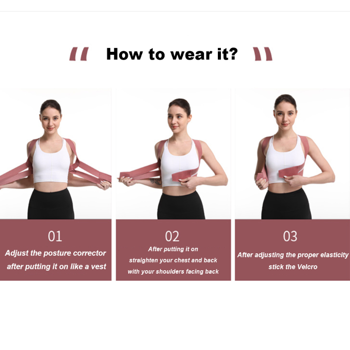 XHF Alat Terapi Punggung Korektor Postur Body Harness Chest Support - XHF-210004