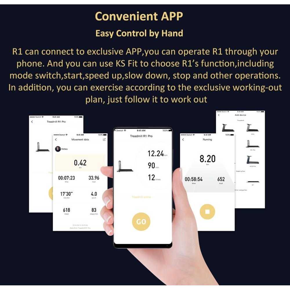 XIAOMI WALKINGPAD KINGSMITH R1 PRO - Treadmill Walking Machine - TRR1F