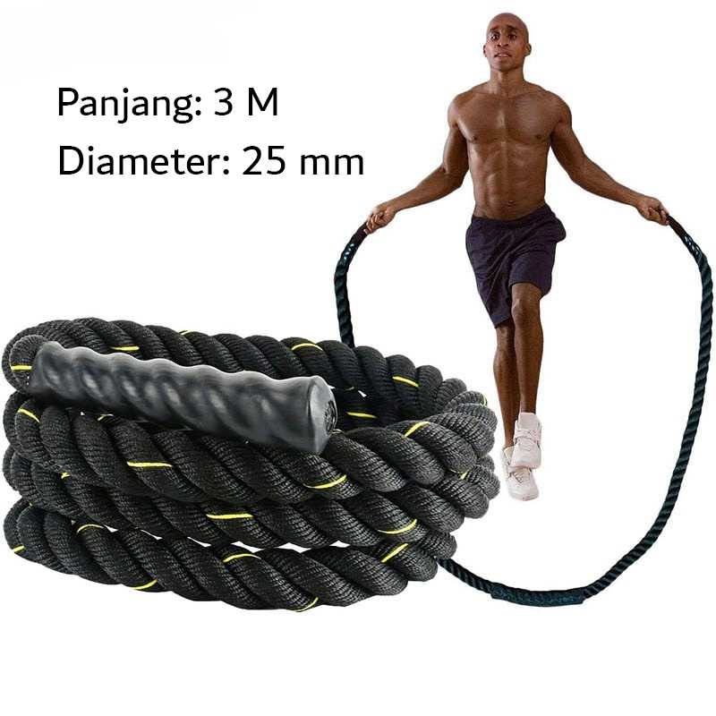 YAFITYES Tali Skipping Jump Rope Heavy Power Training 3Mx25mm - BJR002