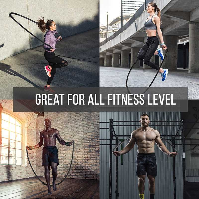 YAFITYES Tali Skipping Jump Rope Heavy Power Training 3Mx25mm - BJR002