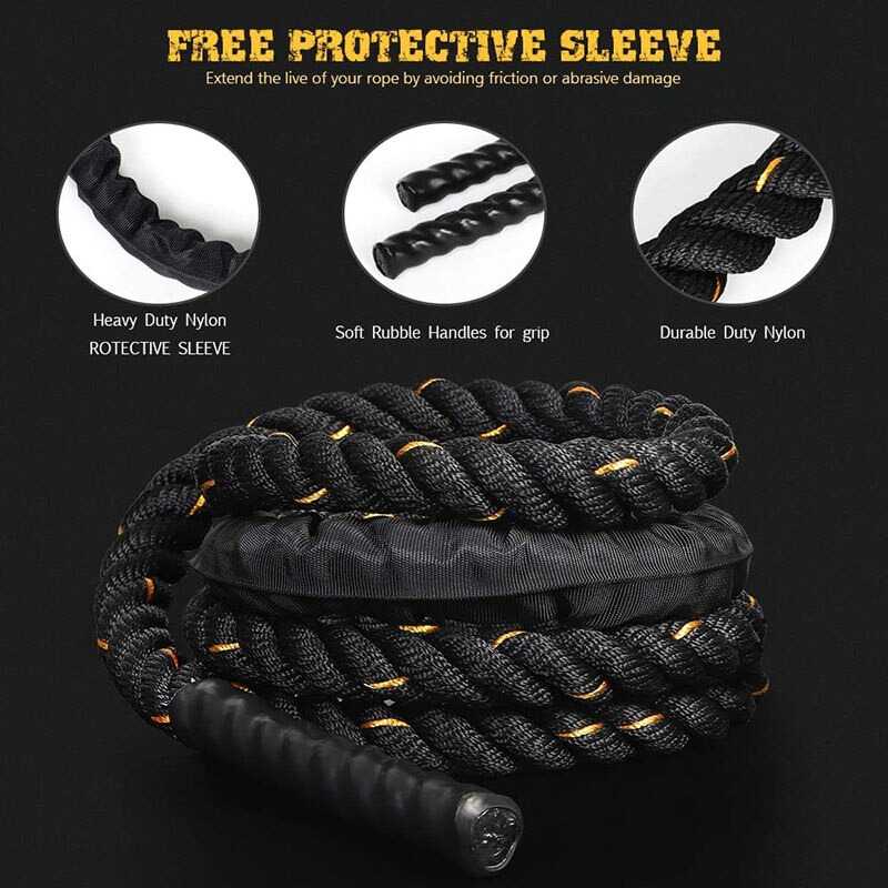 YAFITYES Tali Skipping Jump Rope Heavy Power Training 3Mx25mm - BJR002