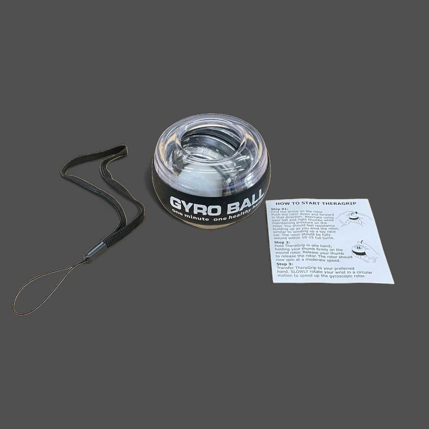 Yang Chen Alat Latihan Tangan Wrist Ball Gyro Spinner Exercise - OUT180