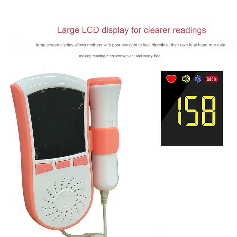 Youwen Alat Deteksi Jantung Janin Fetal Doppler Heart Rate Monitor - JSL-T503