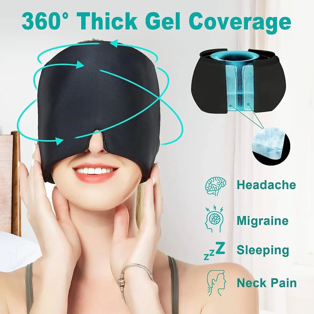 YUKU Kompres Kepala Migrain Gel Ice Pack Cold Migraine Cap 400g - YK400
