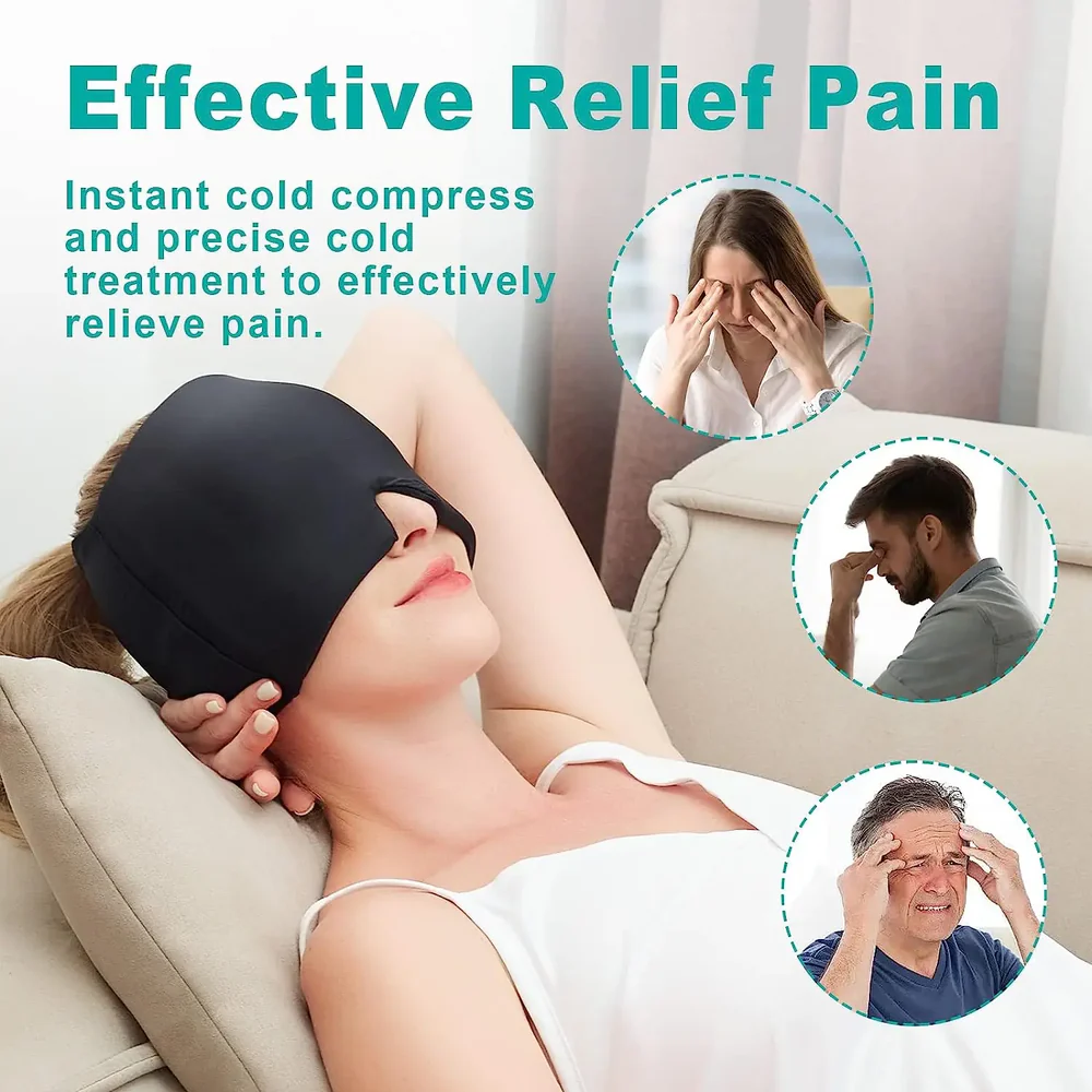 YUKU Kompres Kepala Migrain Gel Ice Pack Cold Migraine Cap 400g - YK400