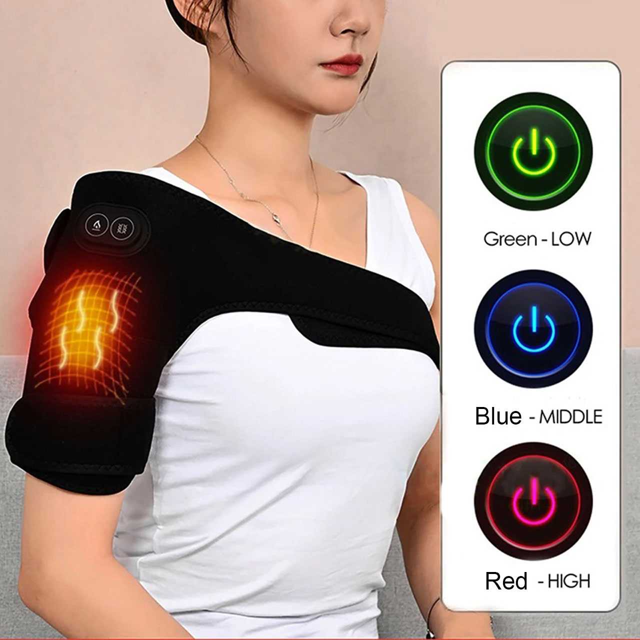 YUMIR Alat Terapi Bahu Lutut Hot Compress Shoulder Knee Brace Massage - Y45