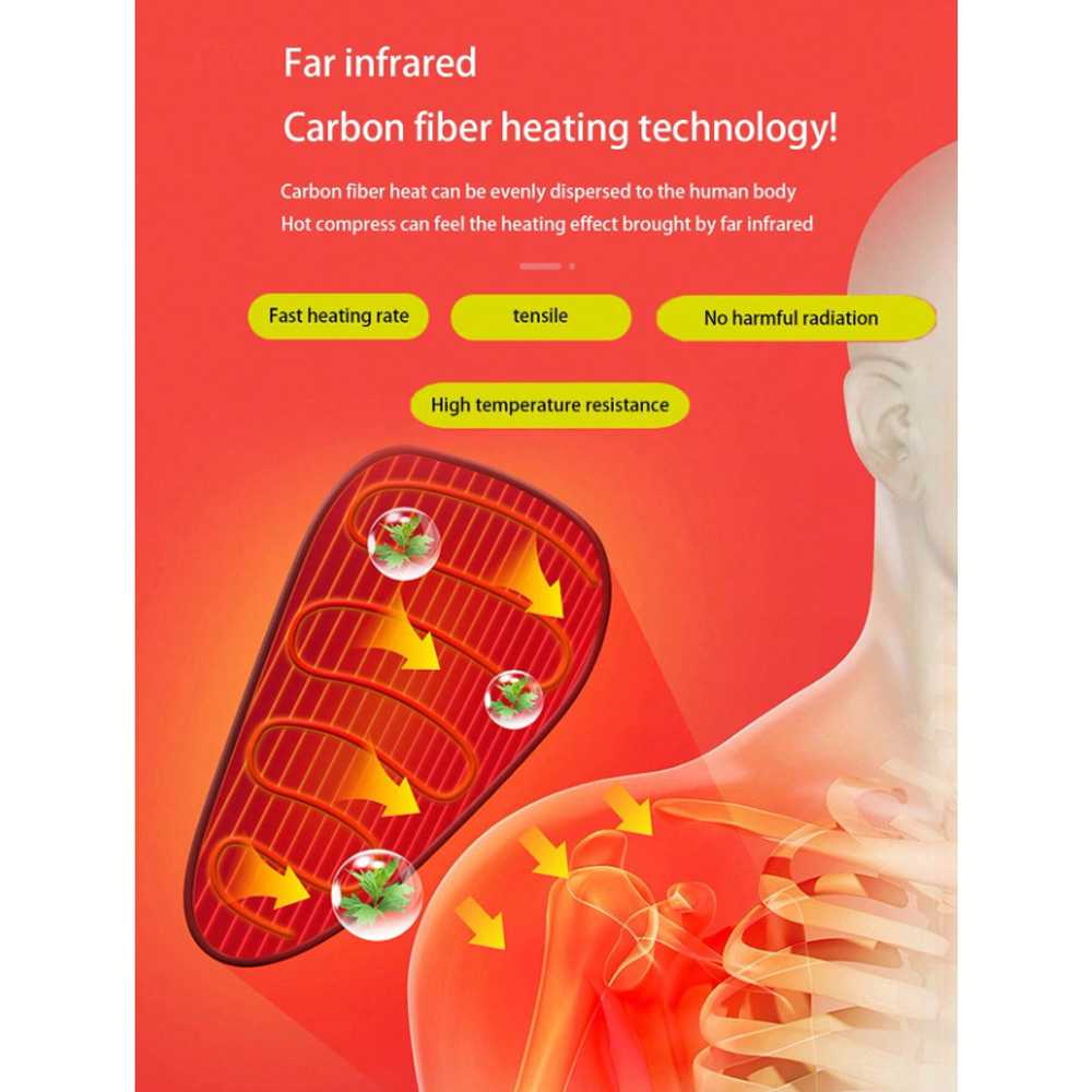 YUMIR Alat Terapi Bahu Lutut Hot Compress Shoulder Knee Brace Massage - Y45
