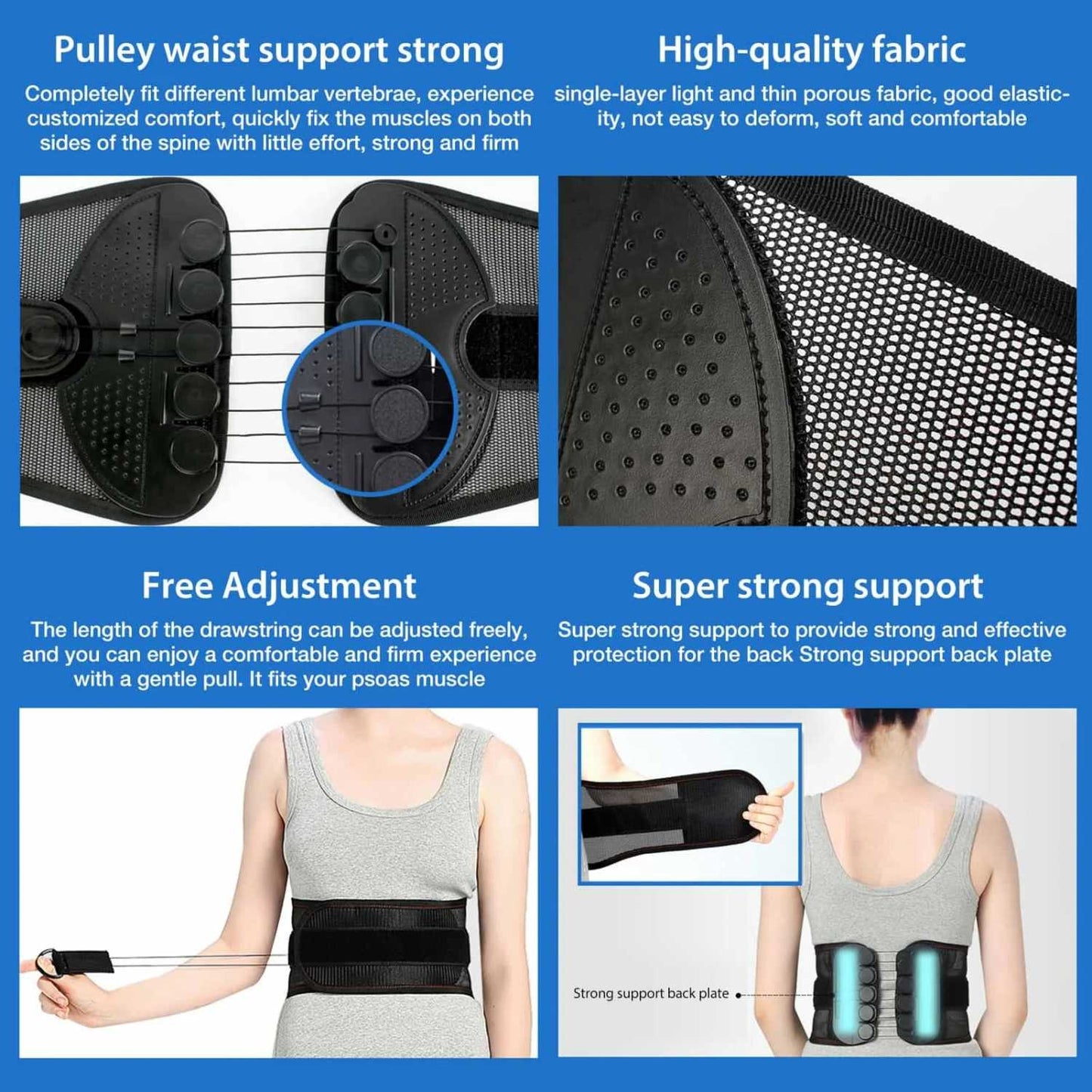 YUYU Alat Terapi Pinggang Waist Lumbar Support Adjustable - Y2