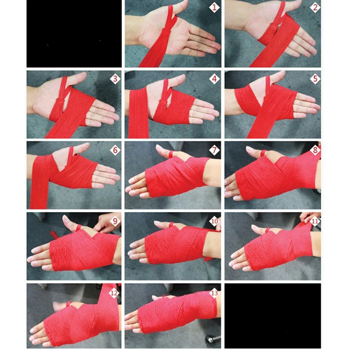 ZEESPORT Hand Wrap Boxing Muay Thai Wrist Bandage 2.5M 2 PCS - ZS-316