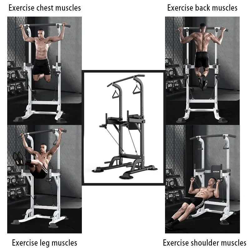 Zerone Fitness Station Pull Up Bar Body Building Rig Home Gym - ZE69