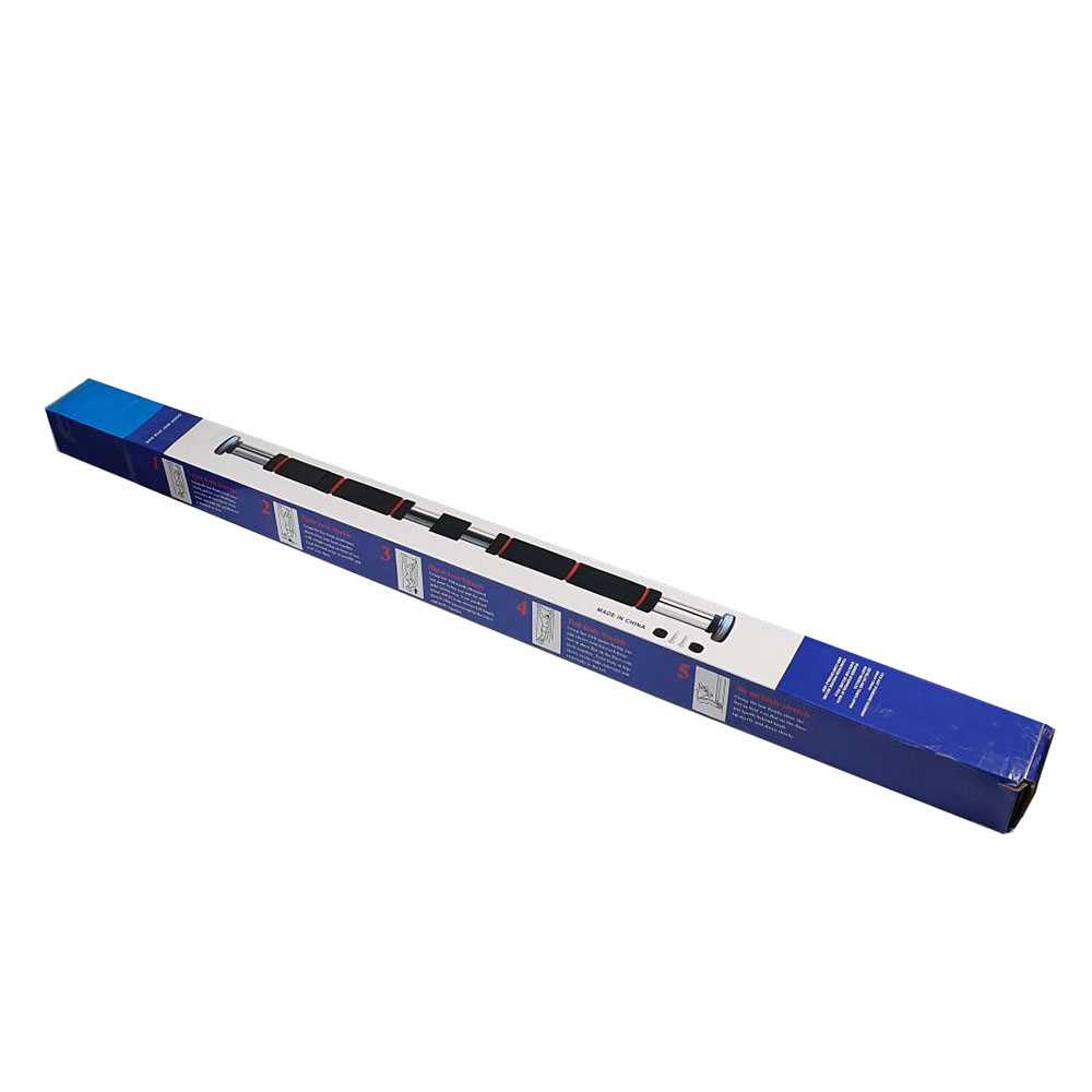 Zerone Tiang Latihan Pull Up Pintu Solid Grip Bar Trainer 80-130cm - RN0566