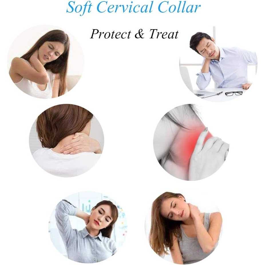 Zoechic Penyangga Leher Collar Neck Cervical Support Adjustable Size L - ZH-50